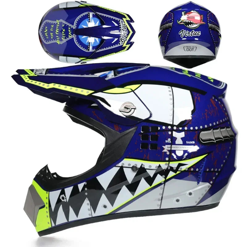 Hot Sale Motorcycle Helmet Racing Off-road Helmet Men Moto Bike Downhill AM DH Cross Para Moto Children Motocross Helmet DOT