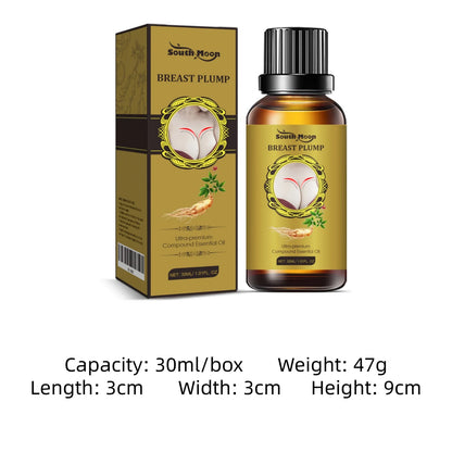 South Moon Breast Plumper Oil Lift Firm Breast Enhance Fullness Shaping Plump Contour Improve Elasticity Breast Enlargement Oils