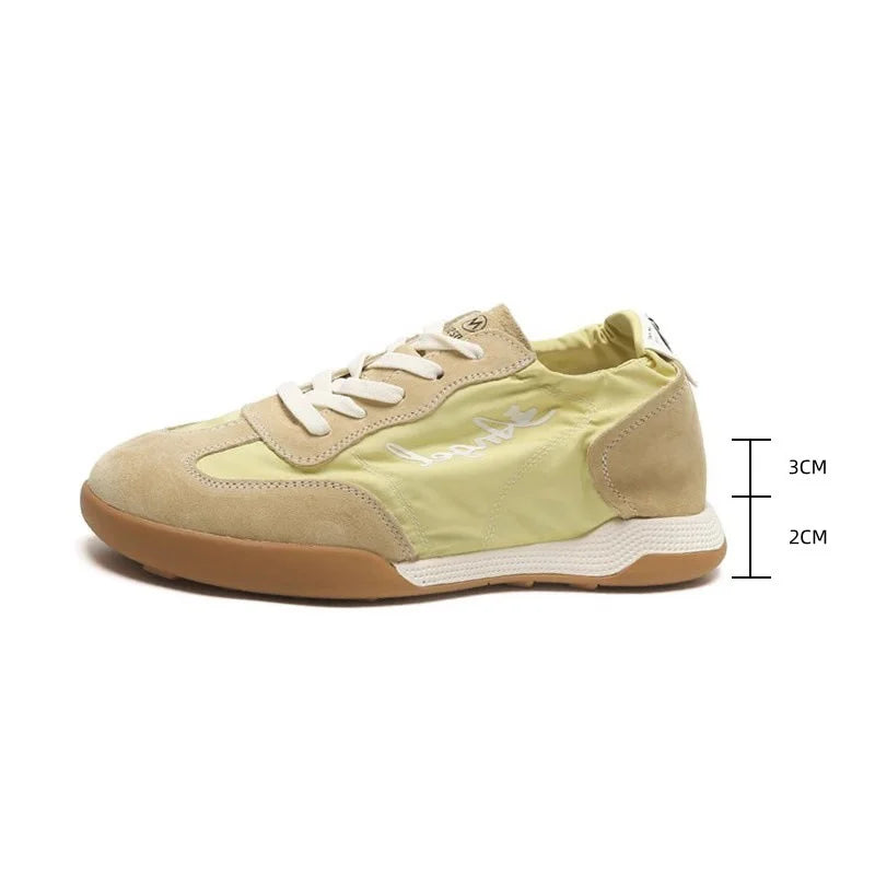 German Training Shoes Tide Ballet Series spring autumn White Soft Sole Breathable Forrest Gump Shoes Women Sports Leisure Canvas