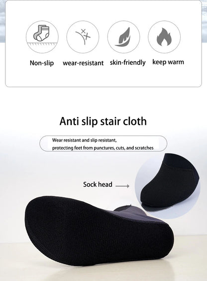 5mm/3mm/1.5mm Neoprene Diving Socks Anti Slip Beach Wetsuit Surfing Boots Water Socks Sand Proof Warm Blind Seam Diving Socks