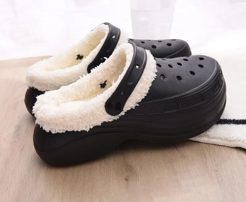 Cotton Fashion Clogs Slippers Women Hole Garden Shoes Water Shoes For Men Beach Sandals Soft Eva Bathroom Slides House Slides