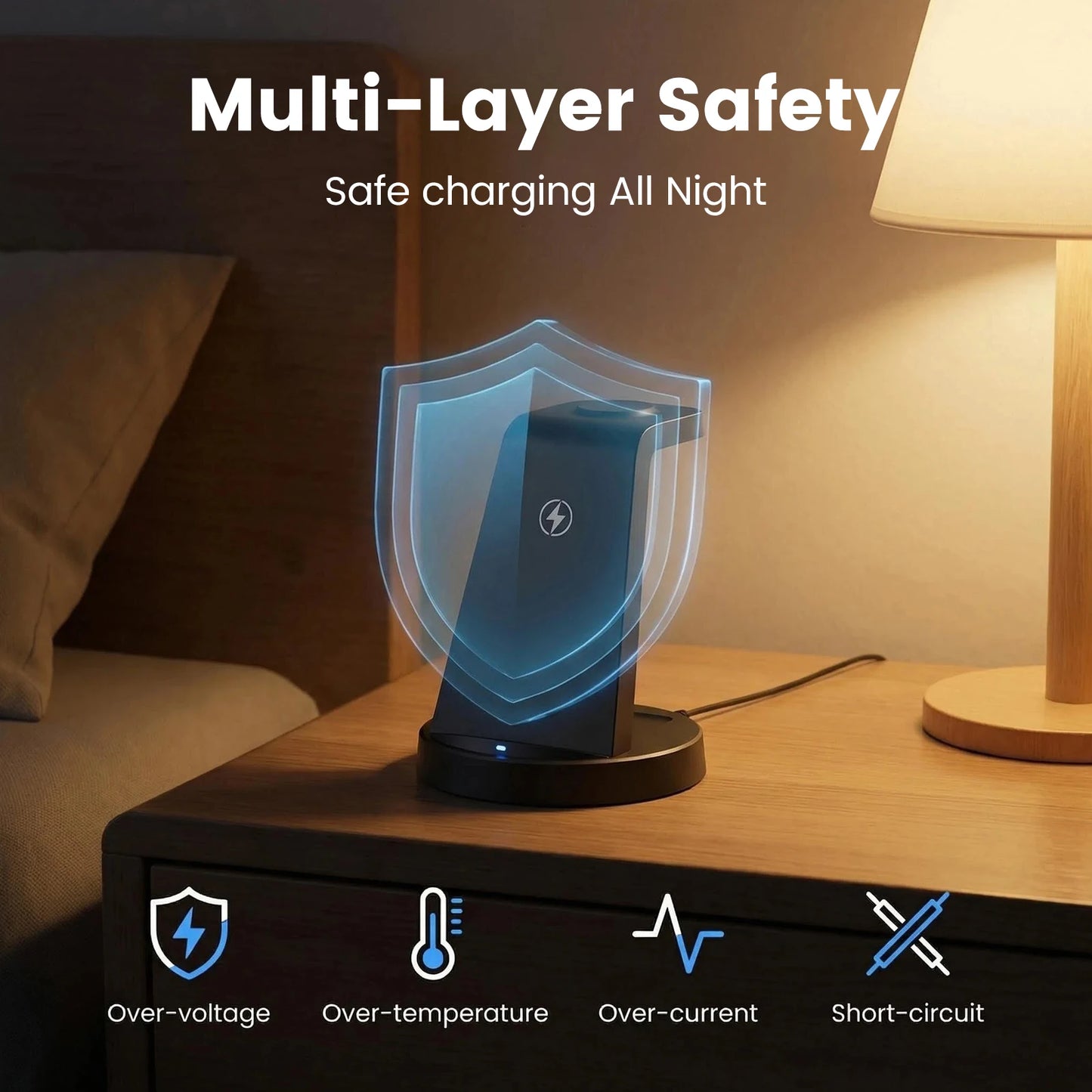 3 in 1 Magnetic Wireless Charger Dock Station 15W Foldable Fast Charging Multi-Device For Samsung S25 S24 S23 S22 Galaxy Watch iPhone