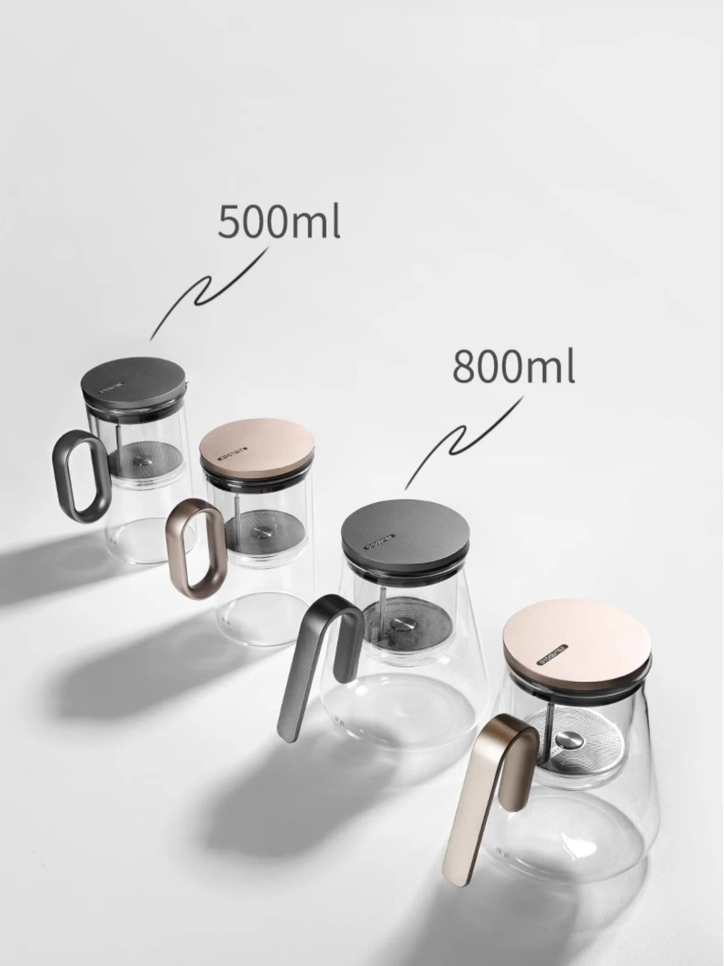 Samadoyo-Magnetic Switch Tea Pot, High-End Tea Set, Tea Water Separator, Household Tea Making Tool, Heat-Resistant Glass Tea Dis