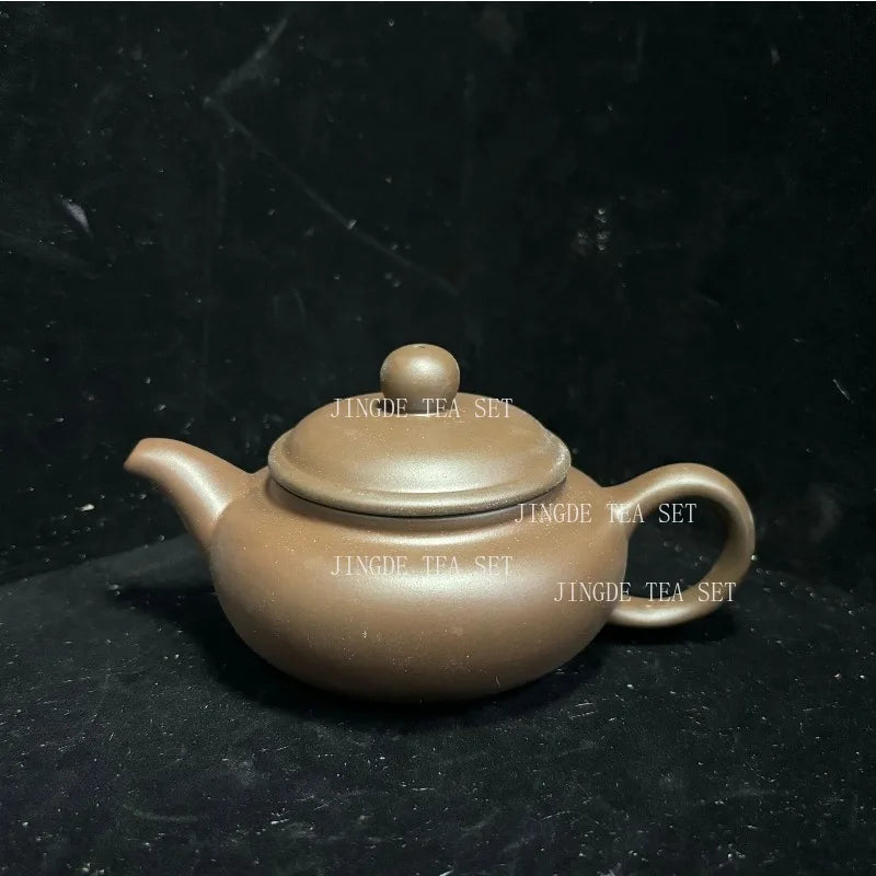 Chinese Yixing Purple Clay Teapot Large-capacity Antique Pot Handmade Xishi Tea Pot Tradition Tea Set Household Drinkware