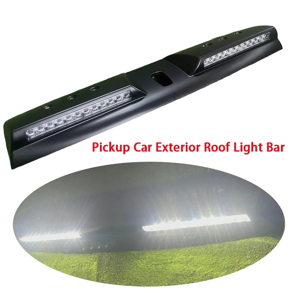 Roof Led Bar Fit For Toyota Hilux Revo Rocco Ford Ranger T6 T7 T8 T9 2012-2024 Pickup Car Exterior Roof Light Bar