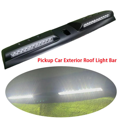 Roof Led Bar Fit For Toyota Hilux Revo Rocco Ford Ranger T6 T7 T8 T9 2012-2024 Pickup Car Exterior Roof Light Bar