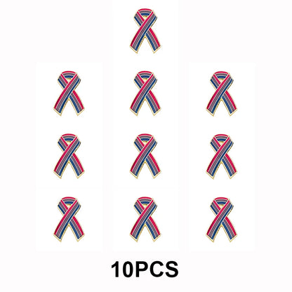 10PCS a lot Bisexual pride Flag Metal Lapel Pin Flag Pin Badge