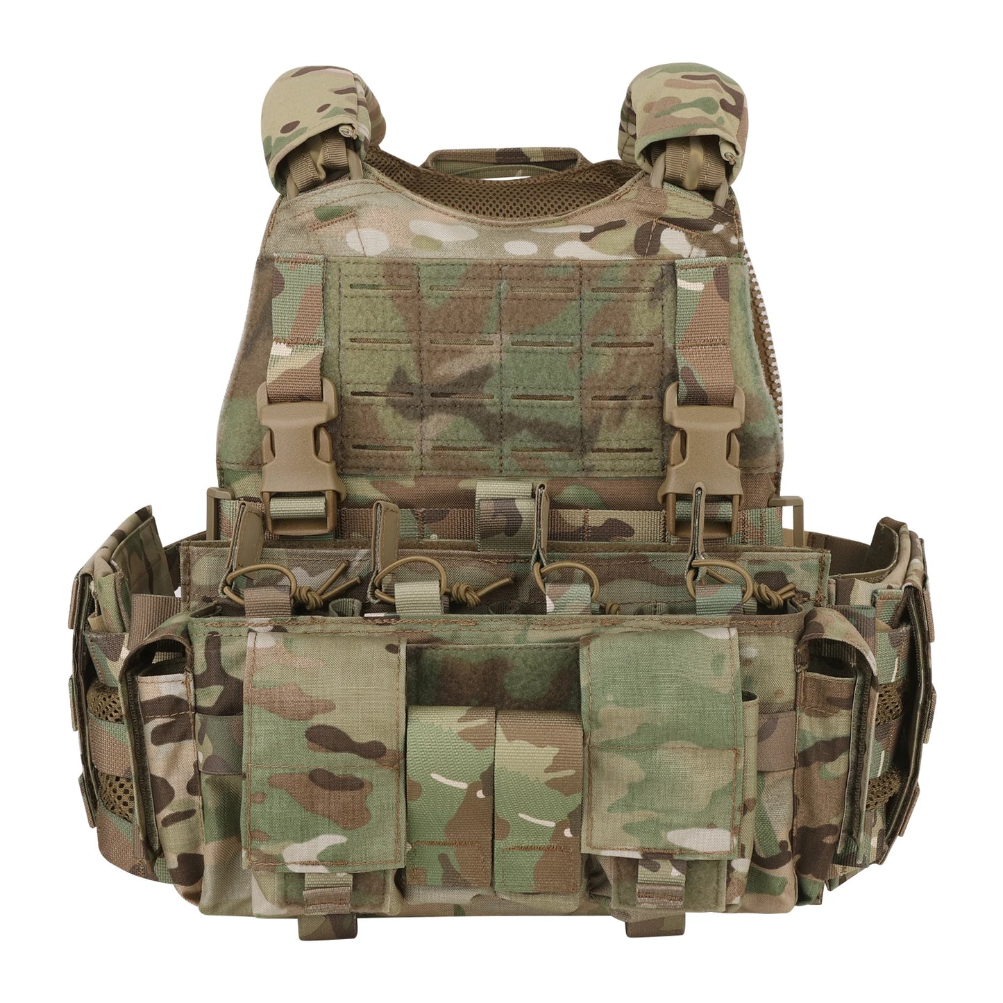 KRYDEX SCARAB Plate Carrier Tactical Heavy Duty Modular MOLLE Vest With 556 Magazine Pouch Placard For Outdoor Hunting