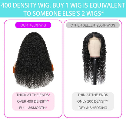 400 Density Bouncy Curly Highlight Ombre HD Lace Front Wig Human Hair Wigs Colored 13X6 HD Lace Frontal Glueless Pre Plucked Wig