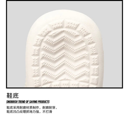 Cotton Fashion Clogs Slippers Women Hole Garden Shoes Water Shoes For Men Beach Sandals Soft Eva Bathroom Slides House Slides