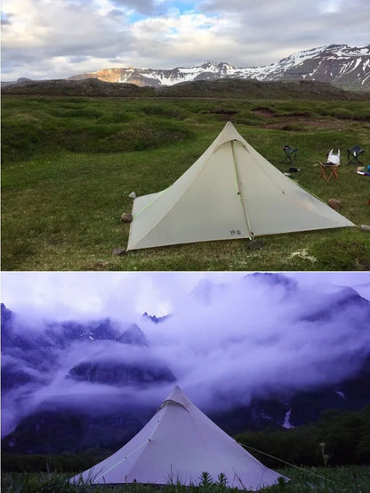 ASTA GEAR Fengyin2 Pyramid Tent Outdoor Ultralight 20D nylon Tent Camping Windproof Hiking Backpacking
