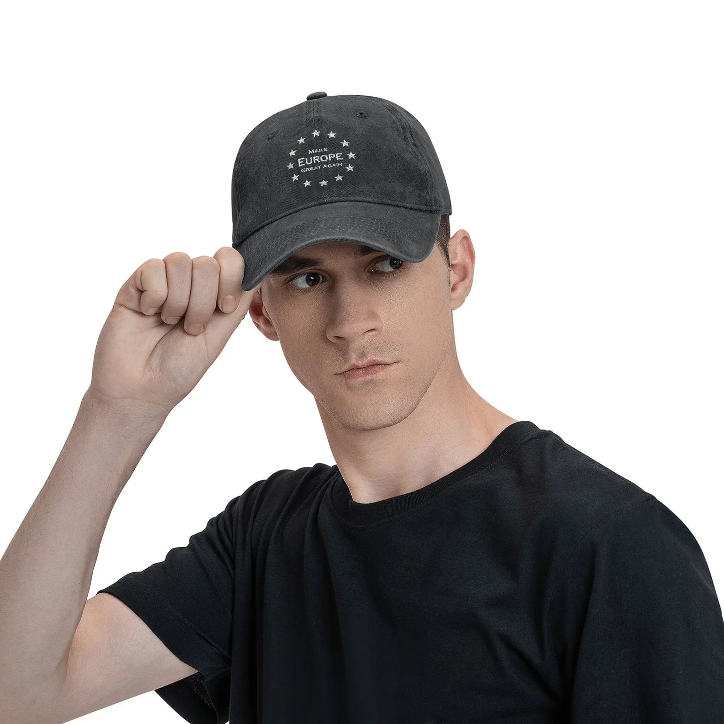 Make Europe Great Again Star Baseball Caps Vintage Distressed MEGA EU Snapback Hat Unisex Outdoor Workouts Adjustable Hats Cap