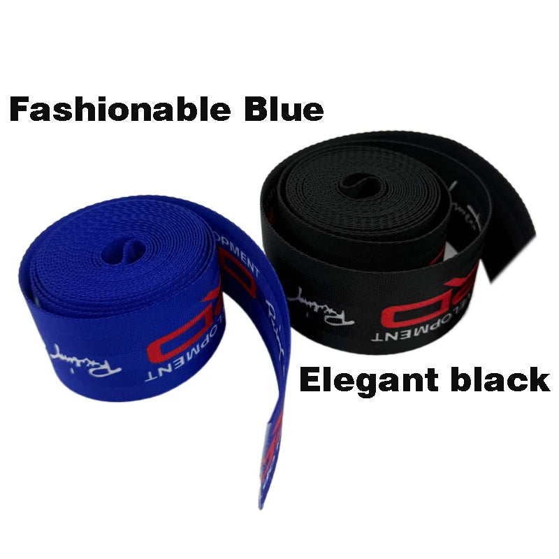 4pc New Auto Car Seat Belt Seatbelt Webbing Nylon 3.6M Universal Racing Car Modified Seat Safety Belts Harness Strap with logo
