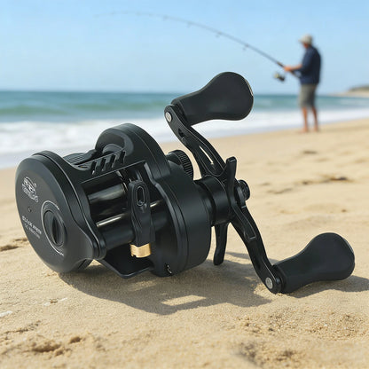 Ultralight DC Fishing Wheels Long Cast Self Charging Electric Baitcasting Reels 5+1Bearings 7.2:1 Ratio Versatile Casting Reels