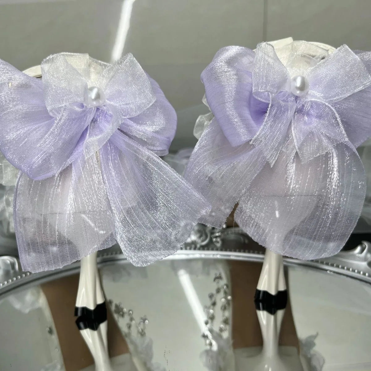 heels for ladies purple Elegant woman heeled shoes designer lolita cosplay party shoes bridal heels pointed tea y2k heels