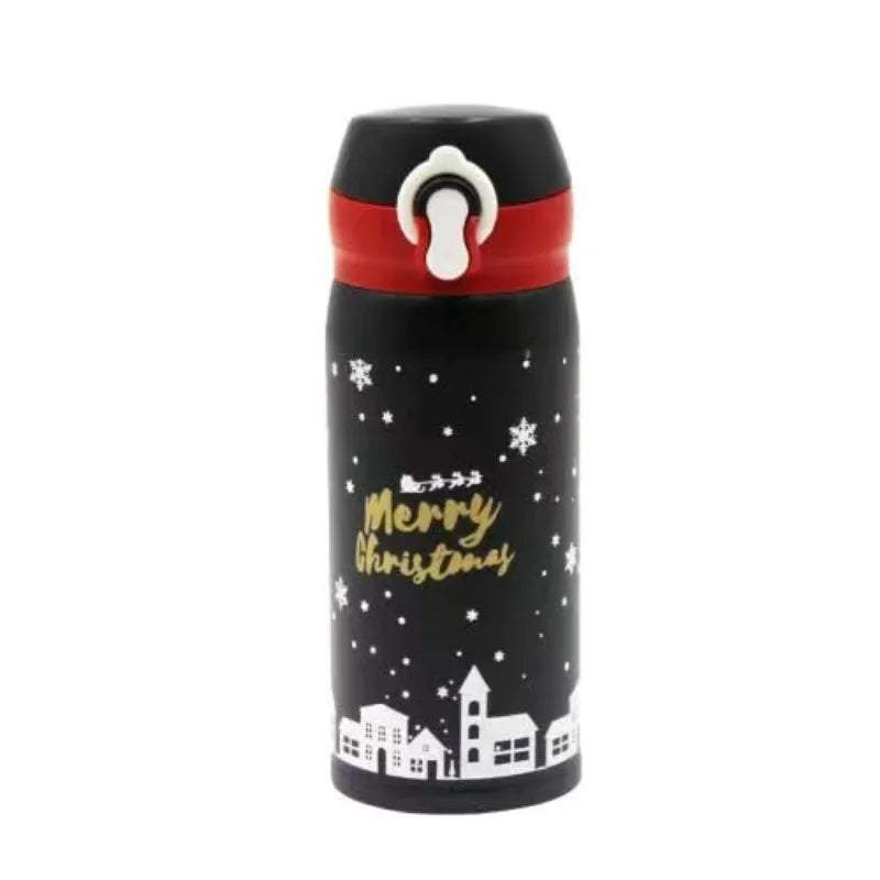 Hot 304 Stainless Steel Christmas and New Year Gift Bouncing Insulated Cup, Creative Water Cup, Internet Famous Minimalist Cup L