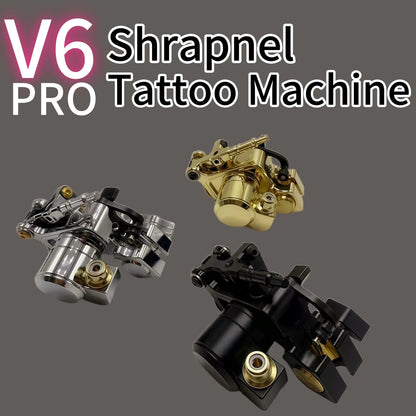 BRAND NEW V6pro Rotary Tattoo machine 2225 Powerful Coreless Motor Adjustable Stroke 3-5mm Tattoo Gun
