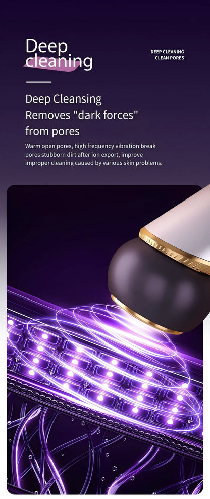 Face Beauty Device Facial Massager Cleansing Import Export Machine Skin Tightening Lifting Anti Aging Wrinkle Removal for Face E