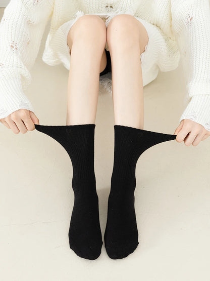 5 pairs Women Anti-skid Yoga Socks Grips Cotton Mid-tube Bottom Breathable Fitness Dance Barre Workout Pilates Socks 8 Colors
