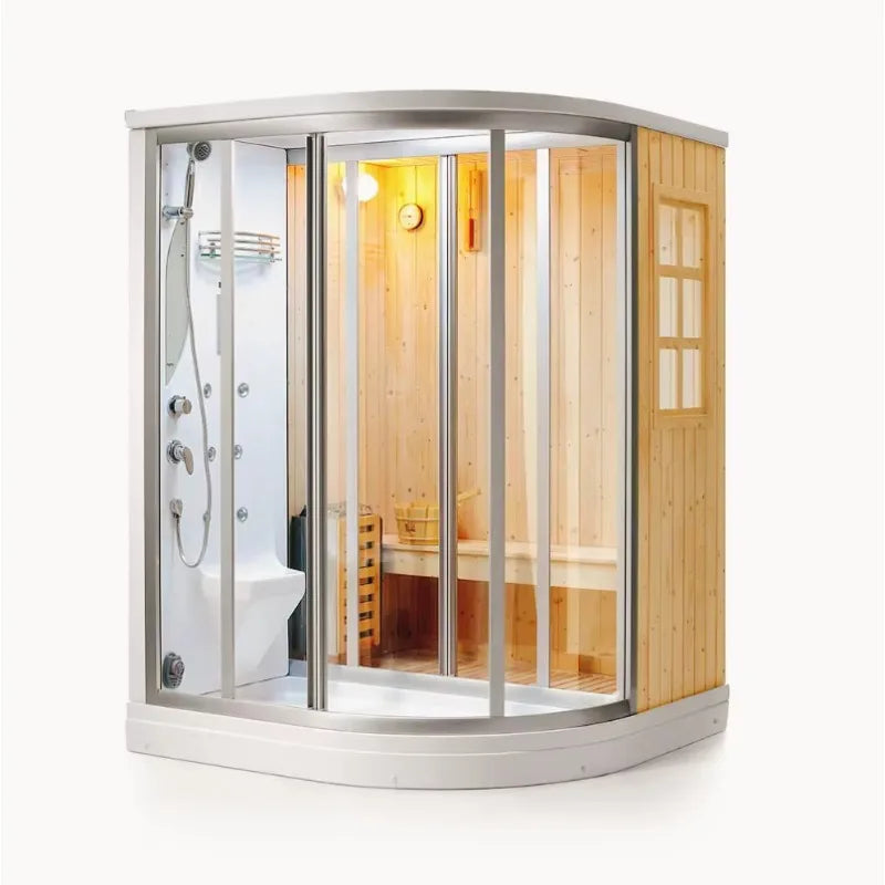 Customization Best-Selling Custom 2 Person Massage Steam Shower Room Steam Sauna Shower Cabin