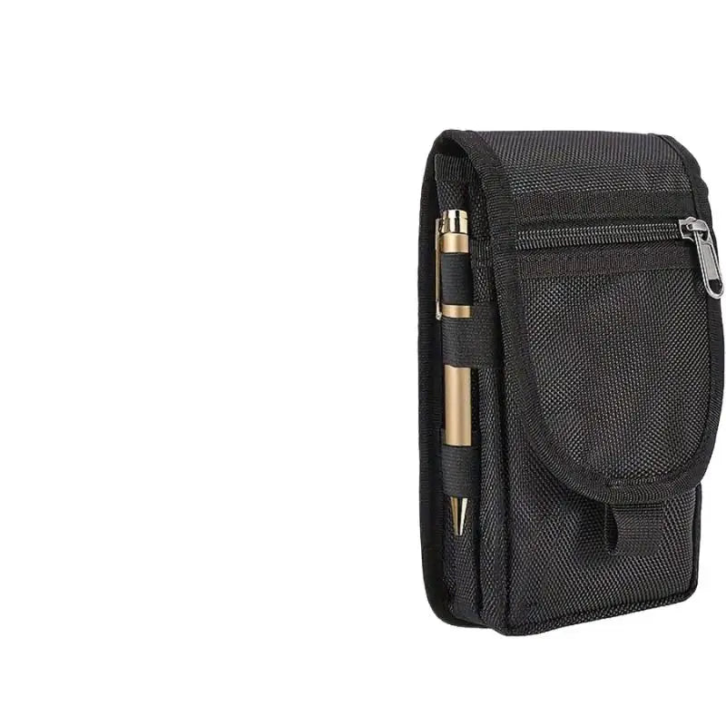 Mobile Phone Bag Casual Waist Bag Pen Insertion Bag Flip Top Mobile Phone Waist Hanging Bag Waist Bag Mobile Phone