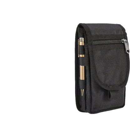 Mobile Phone Bag Casual Waist Bag Pen Insertion Bag Flip Top Mobile Phone Waist Hanging Bag Waist Bag Mobile Phone