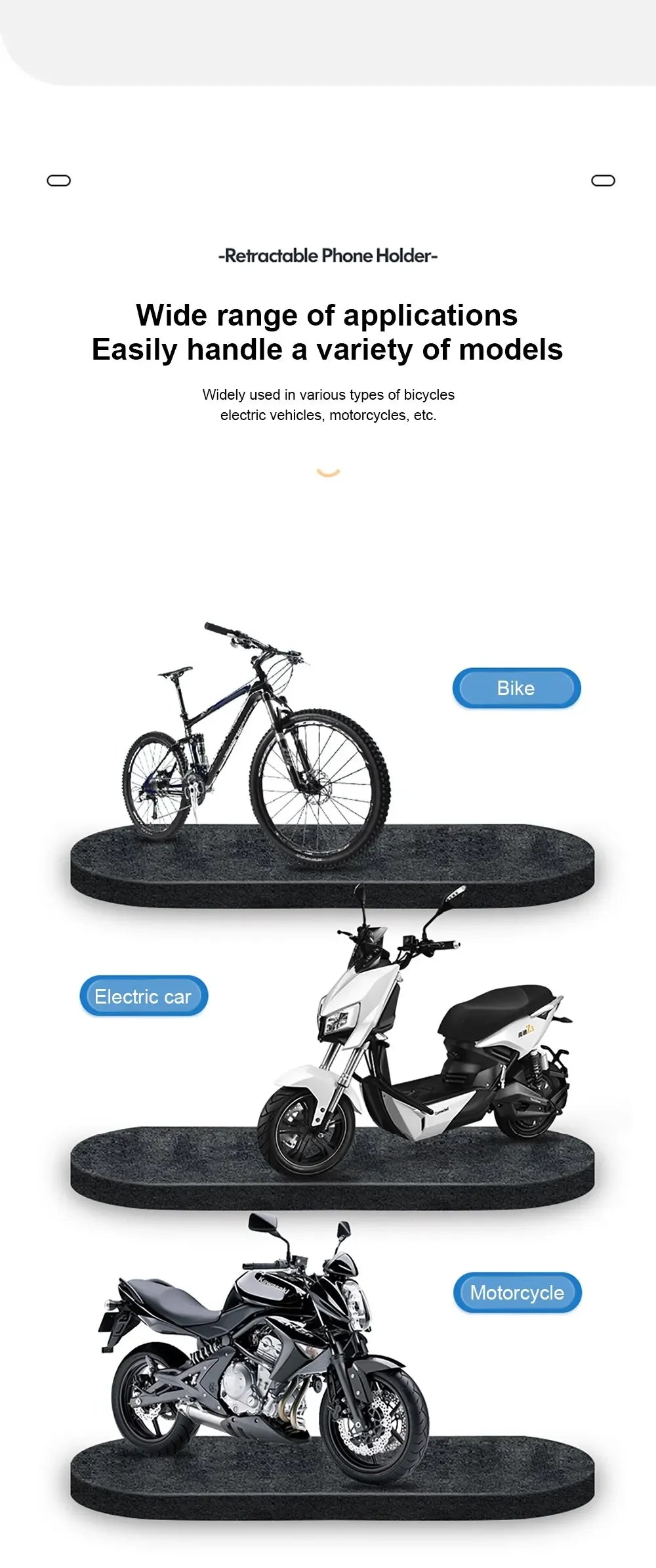 Waterproof 360° Swivel Phone Mount for Motorcycle/Bike – Adjustable Universal GPS Holder for Cellphones & Navigation Apps