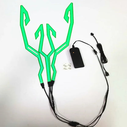 Motorcycle Helmet Light 4 in 1 EL Light 3 Mode Led Helmet Light Night Riding Signal Helmet Strip Decoration Accessories Kit