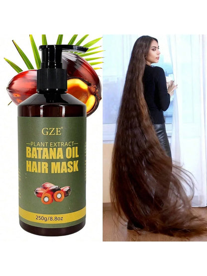 GZE Batana Oil Hair Mask - Deep Repairing for Damaged, Dry Hair - Intense Hydration - For Frizzy, Nourishes & Strengthens