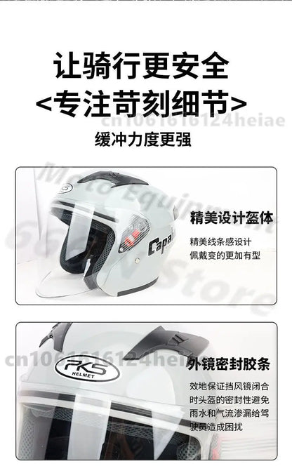 5XL 6XL 7XL Big Size Unisex Motorcycle Helmet Big Head Circumference 60-76cm Riding Safety Helmet All Seasons Casco