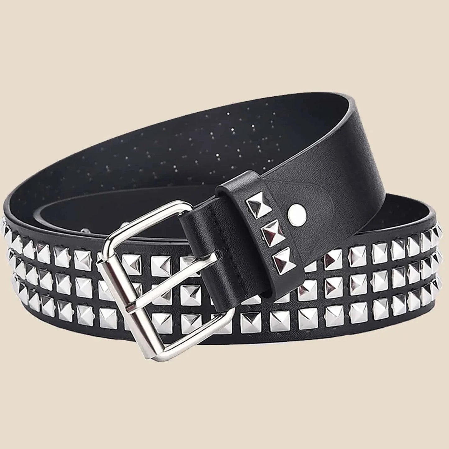 Fashion New Bullet Accessories Belt Metal Belt Men And Women Punk Hardware Jeans Belt Y2K Belt Designer Belt Women's Belt