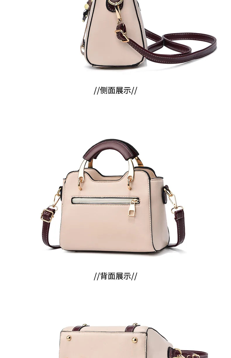 New with Printed Letters Women Square Handbag Messenger Bags with Pendant Office Ladies Bags Female Crossbody Shoulder Bags