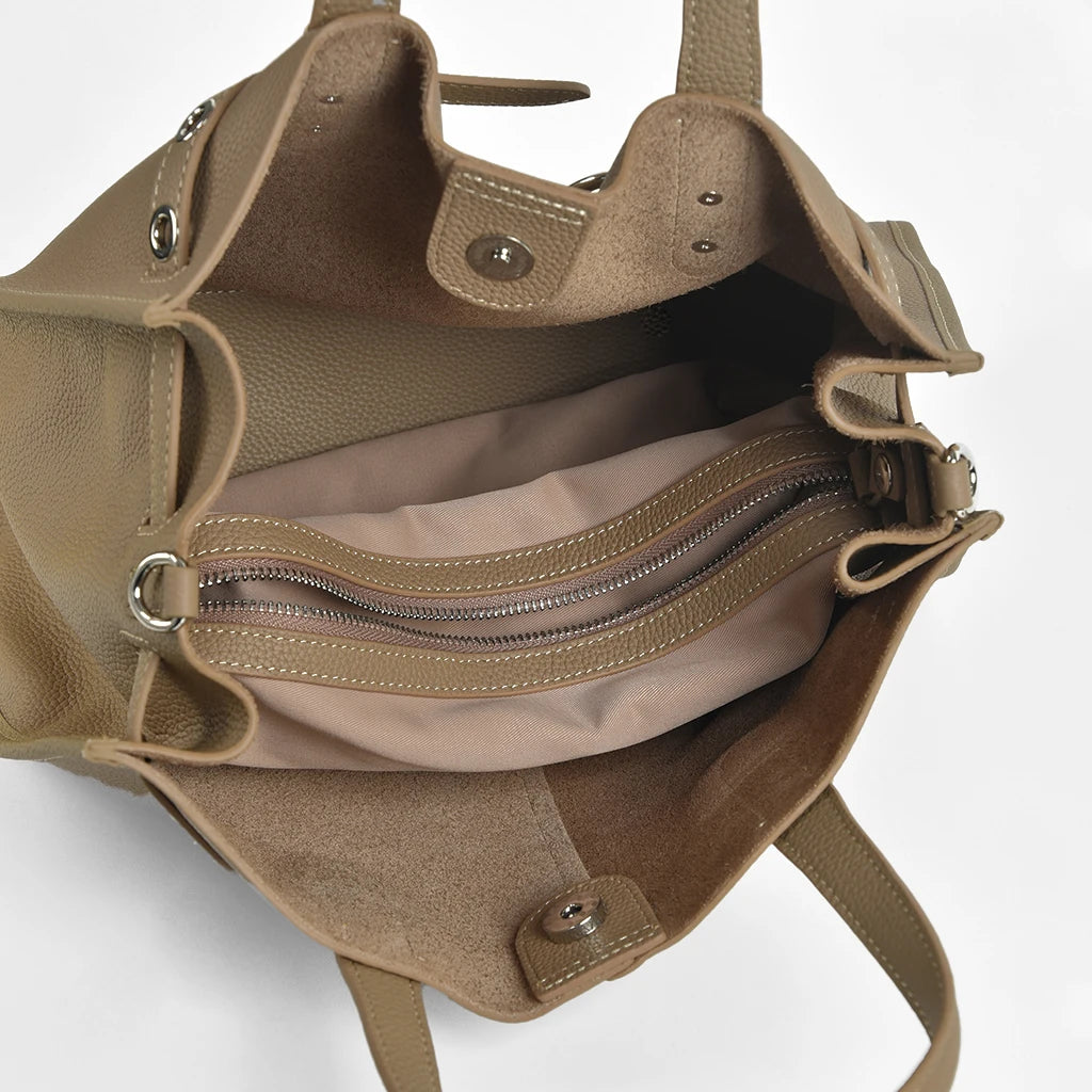 Mendy Large Women's Bag Hand Bags Genuine leather Tote Bag Lady Female Fashion Designer Luxury Business Shoulder Bag New In