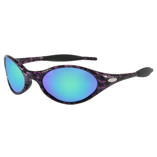 Designer Polarized Sunglasses Unisex Vintage Oval Round Frame Outdoor Cycling Driving Sun Glasses UV400 Protection for Sports
