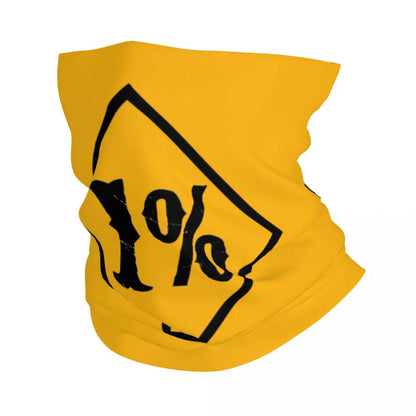 Custom 1 Percenter Essential Sons Bandana Neck Gaiter for Ski Camping Men Women Wrap Scarf TV Show Anarchy Headband Warmer