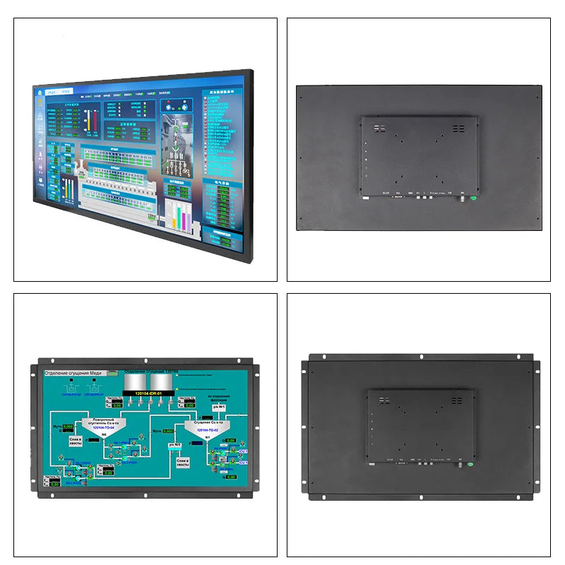 Zhixianda 27 Inch 1920*1080 Open Frame Industrial Monitor Capacitive Touch Screen Display With BNC VGA AV HDMI USB Interface
