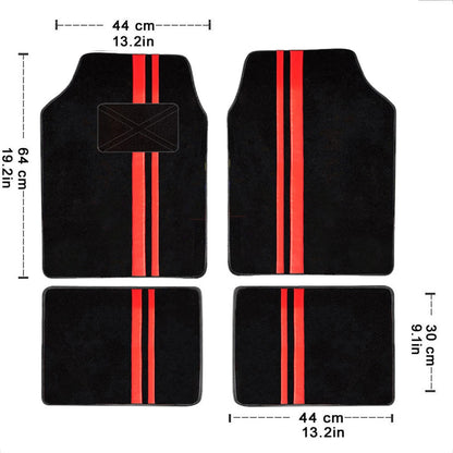 4pcs Universal Car Floor Mats  Auto Foot Pad Protector Waterproof  Rugs Carpet For Car Automotive Interior ccessories