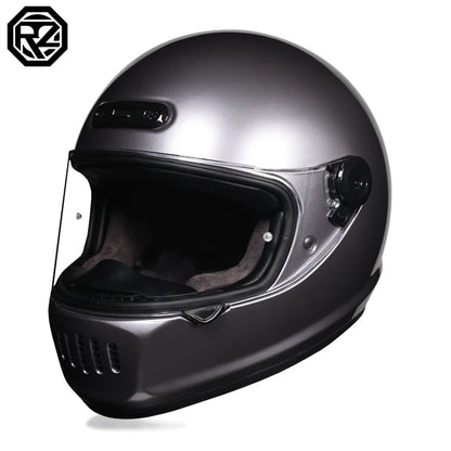 ORZ Classic Design Retro Full Face Motorcycle Helmet DOT Approved Adult Off Road Motorcycle Helmet Capacite Casco Moto