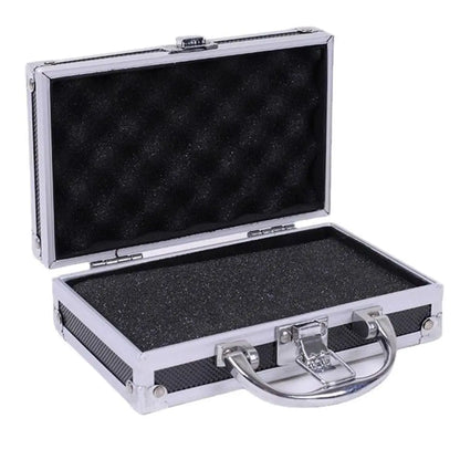Shockproof Aluminum Alloy Tool Box Impact Resistant Wear Resistant Portable Tool Case Large Capacity Handheld Safety Briefcase