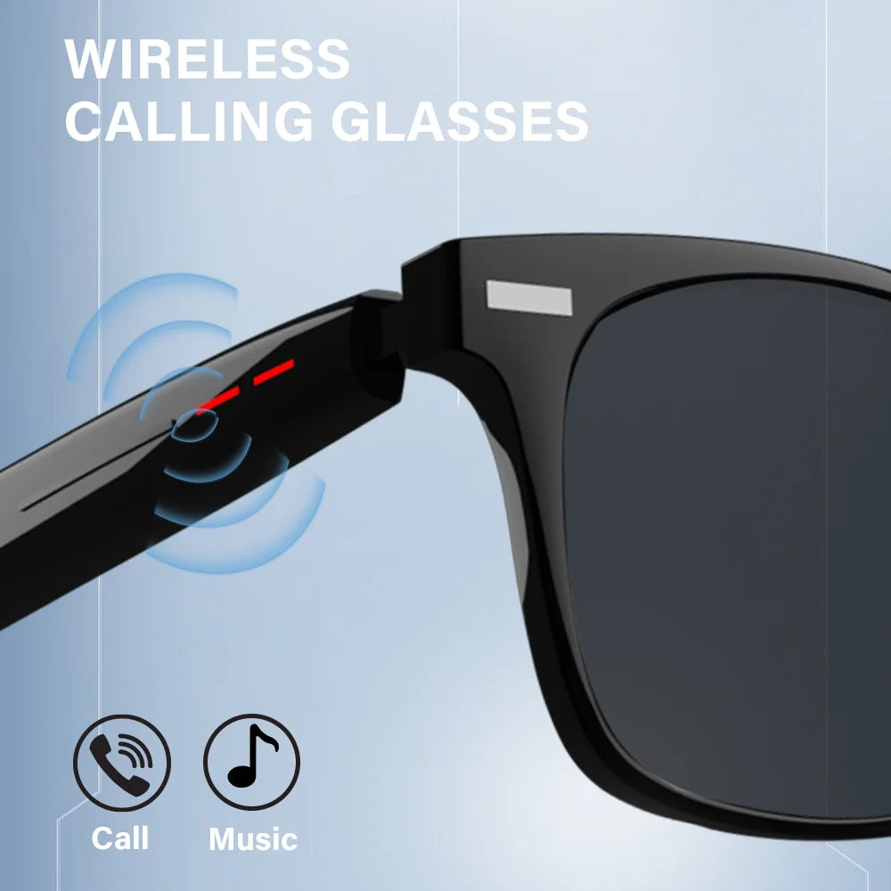 LAXASFIT New Smart Wireless Bluetooth Glasses TWS Listen to music and answer phone calls Men Women Fashion Sunglasses Eyeglasses