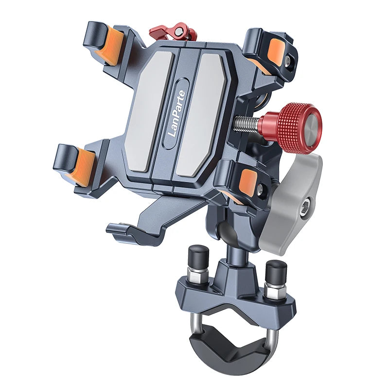 New Universal Motorcycle Phone Holder High-Quality Alloy Shock Absorption Motos Navigation Mount Motorcycle Accessories