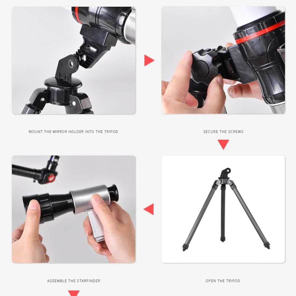 HD Professional Astronomical Telescope Powerful Monocular Long Range Binoculars Space Moon Portable Gifts for Kid Students