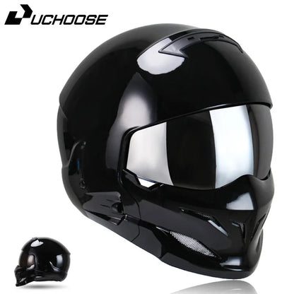 New Scorpion Retro Motorcycle Cascos Moto Locomotive Personality Multi-purpose Combination Helmet  Detachable Multi-purpose