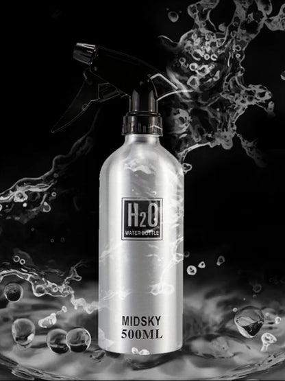 500ml Spray Bottle Refillable Mist Bottle Dispenser Hairdressing Empty Bottle Salon Aluminum Water Can Barber Tools Wholesale