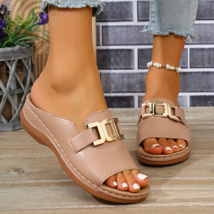 2025 Women Slippers Casual Flat Open Heel Shoes Lightweight Comfortable Sports Slippers Fashion Designer Sandals Slides Women