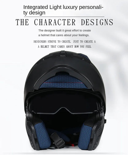 Flip Up Motorcycle Helmet Double lens full face helmet High quality DOT approved Moto cascos motociclistas capacete