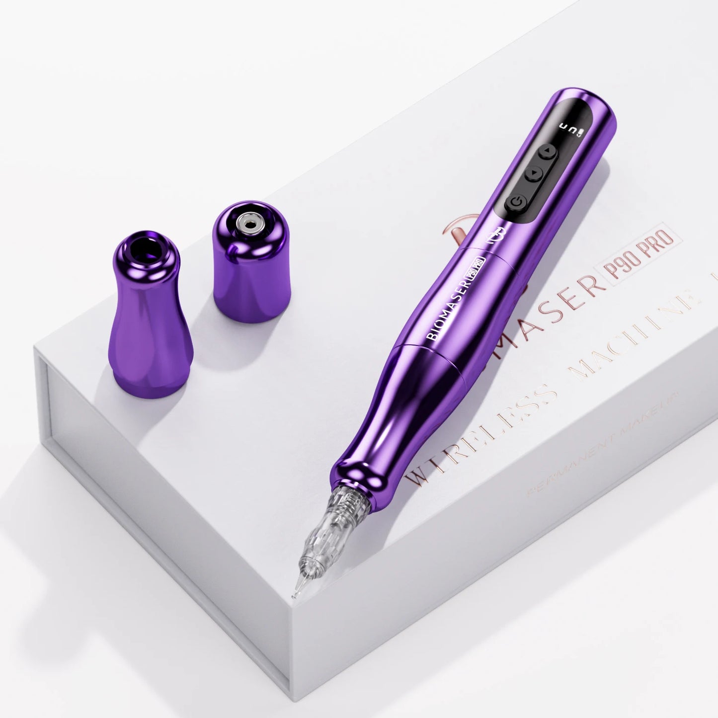 Wireless P90 Pro Tattoo Machine Rotary Tattoo Pen Original German Motor Power Battery 2400mAh Fast Charge Stroke 3.5mm