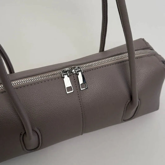 MOODS Retro Underarm Shoulder Bags For Women PU Leather Pure Color Commute Satchel Bag 2025 Winter New Luxury Designer Handbags
