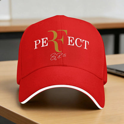 Spring Team Roger Federer Logo Baseball Cap  Kpop Rock Casual Custom DIY Sun Trucker Hat Unisex-Teens Sunscreen Snapback Cap