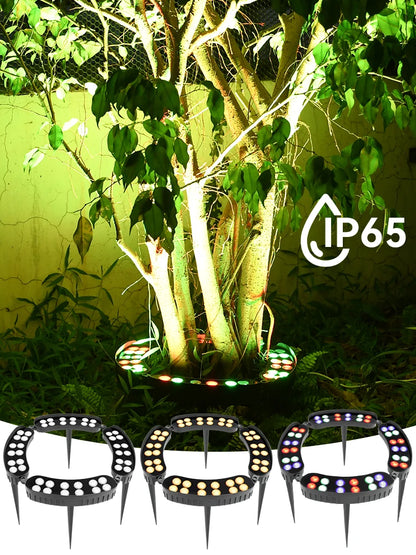 LED Outdoor Tree Spot Light LED Wall Washer Aluminum RGB IP65 Can be used outdoors under large trees and cylindrical cones